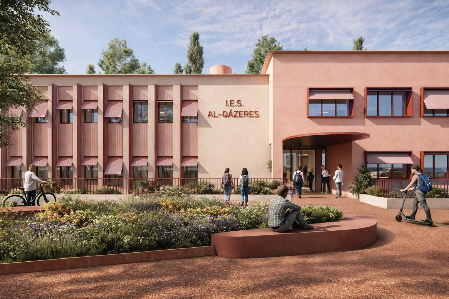 Instituto Al-Qázeres, Competition · Refurbishment of the annex building (Cáceres). Image 1