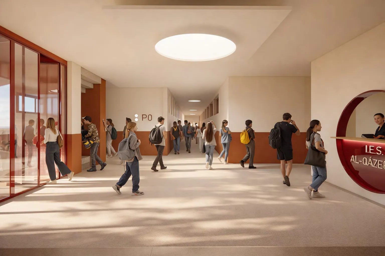 Instituto Al-Qázeres, Concurso · Rehabilitación del edificio anexo (Cáceres). Imagen 4