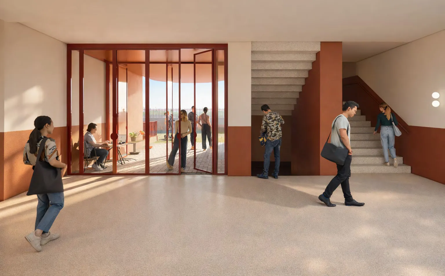 Instituto Al-Qázeres, Concurso · Rehabilitación del edificio anexo (Cáceres). Imagen 5