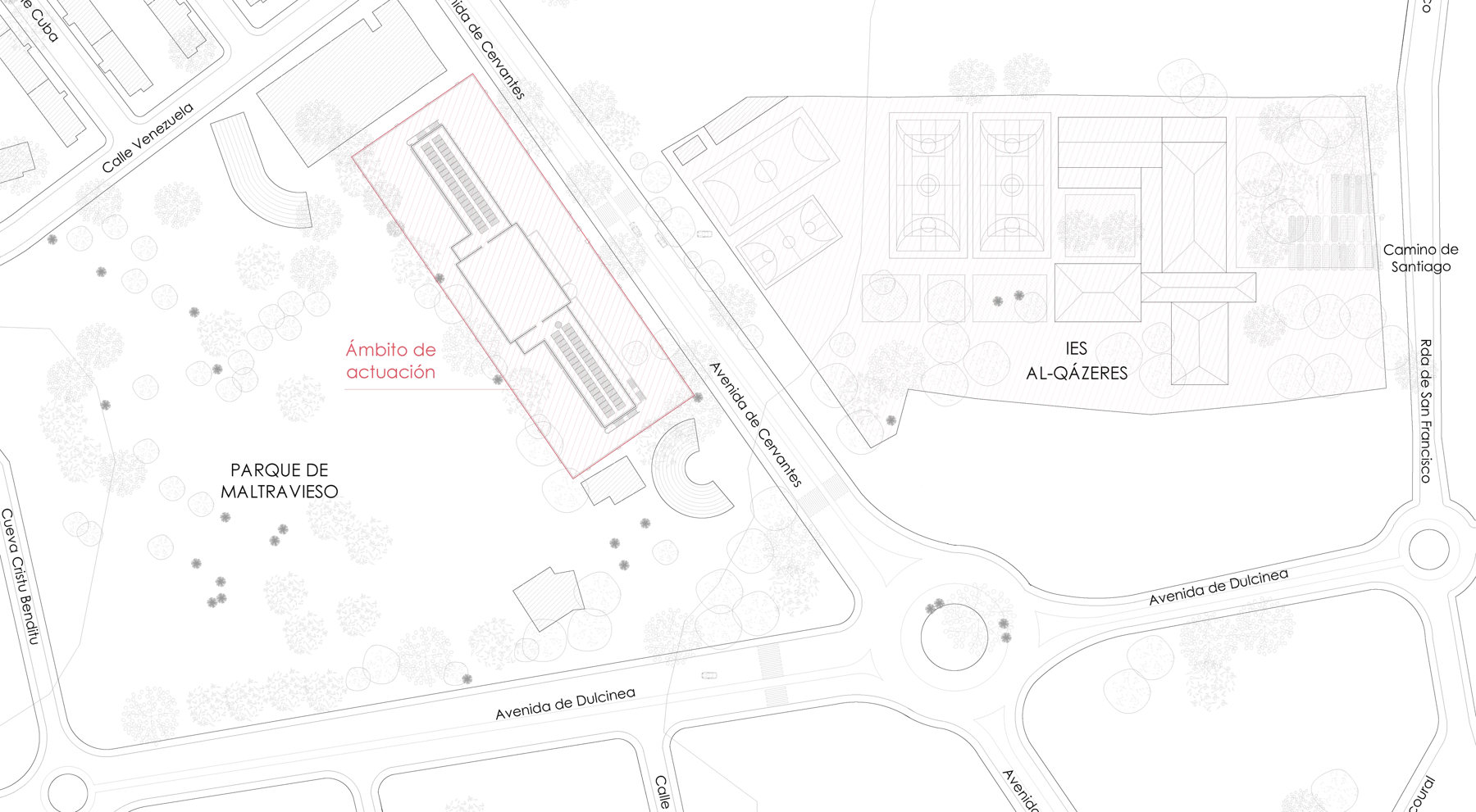 Instituto Al-Qázeres, Concurso · Rehabilitación del edificio anexo (Cáceres). Imagen 12