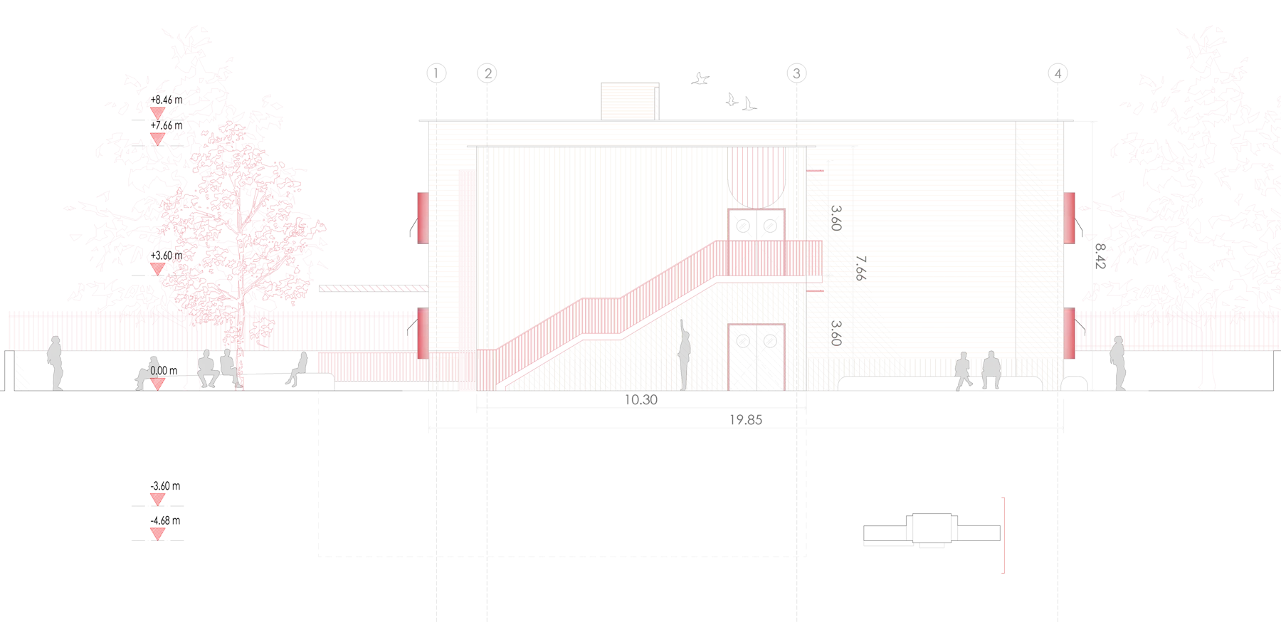 Instituto Al-Qázeres, Concurso · Rehabilitación del edificio anexo (Cáceres). Imagen 15