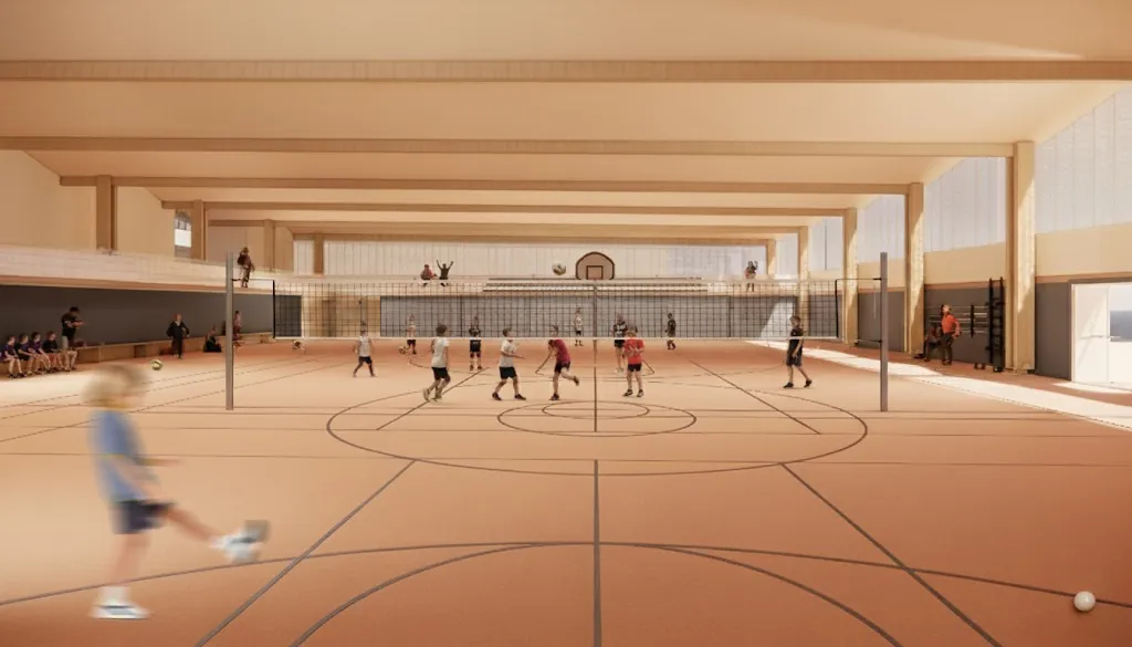 Pabellón Polideportivo Alcañiz, Competition · Santa María Sports City (Alcañiz, Teruel). Image 17